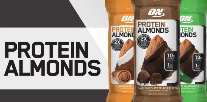 Protein Almonds - новая сладость от Optimum Nutrition