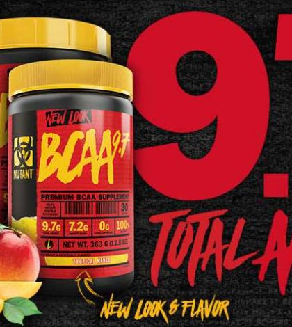 Новый дизайн и новый вкус Mutant BCAA 9.7