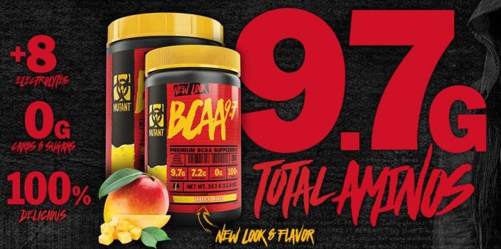 Новый дизайн и новый вкус Mutant BCAA 9.7