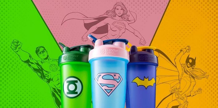 BlenderBottle расширил линейку шейкеров DC Comics