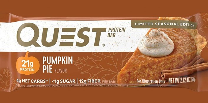 Сезонные вкусы Quest Bar