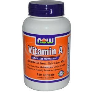 Vitamin A 25000 IU (250 капс)