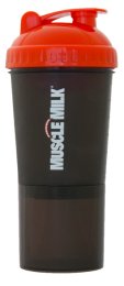 Шейкер Muscle Milk 3 в 1 (Черно-красный, 700 мл)