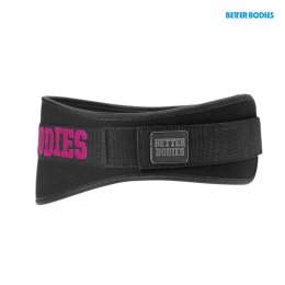 Неопреновый пояс Better Bodies Womens Gym Belt (Черно-розовый)