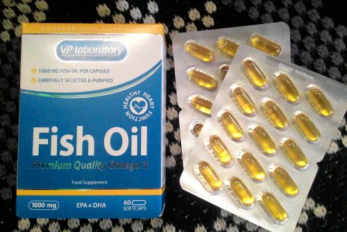 Наиболее оптимальный по соотношению цена-качество рыбий жир Fish Oil от VP Laboratories