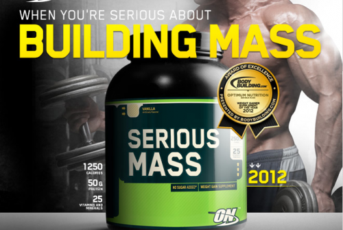 Обзор гейнера Serious Mass от Optimum Nutrition